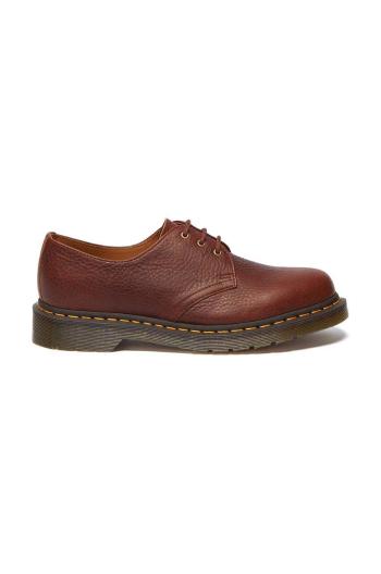 Kožené polobotky Dr. Martens 1461 Ambassador hnědá barva, DM31992253