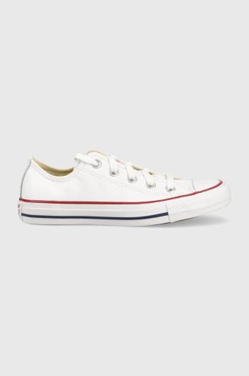 Kecky Converse Ct Ox Chuck Taylor All Star Leather White C132173, C132173-WHITE