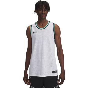 Under Armour ZONE PRO MESH TANK Férfi kosárlabda trikó, fehér, méret M