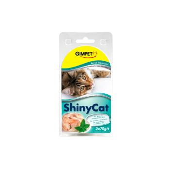 ShinyCat Krevety/kuřecí konzerva 2x70 g