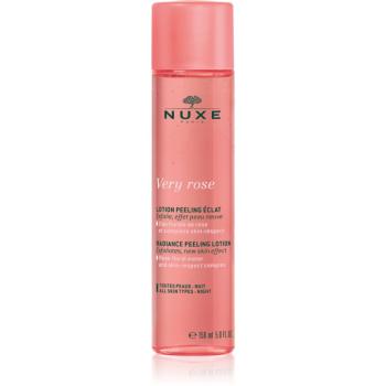 Nuxe Very Rose rozjasňující peeling pro všechny typy pleti 150 ml