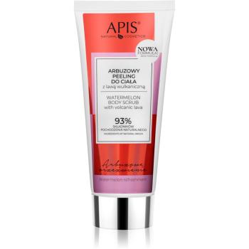 Apis Natural Cosmetics Watermelon Refreshment tělový peeling with volcanic lava 200 ml