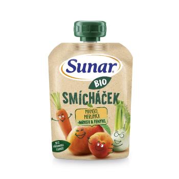 Sunar BIO Smícháček Mango, meruňka, mrkev, fenykl kapsička 100 g