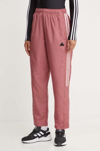 Tepláky adidas Tiro růžová barva, s aplikací, JJ4665