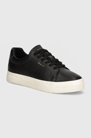 Kožené sneakers boty Gant Avona černá barva, 29531677 G00