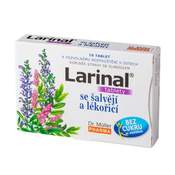 Dr. Müller Larinal® se šalvějí a lékořicí 16 tablet