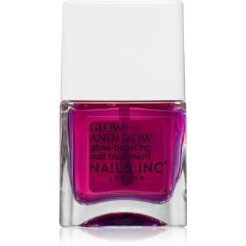 Nails Inc. Glow and Grow Nail Growth Treatment posilující lak na nehty 14 ml