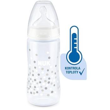 NUK FC+ Lahev s kontrolou teploty 300 ml - bílá (4008600367307)