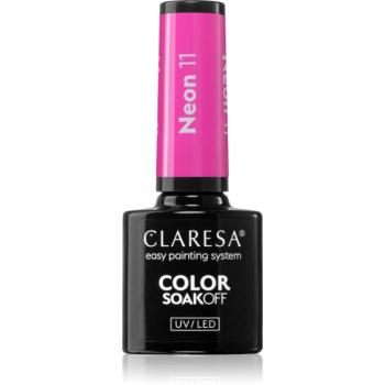 Claresa SoakOff UV/LED Color Neon gelový lak na nehty odstín 11 5 g