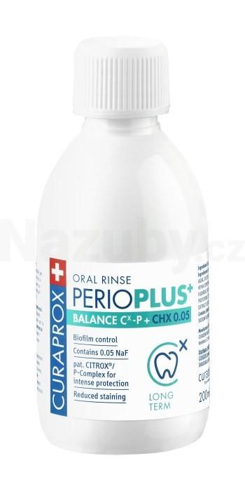 Curaprox Perio Plus+ Balance 0,05% ústní voda 200 ml