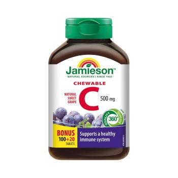 Jamieson Vitamin C 500 mg hrozny 120 cucacích tablet