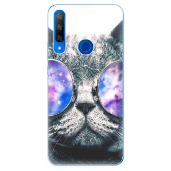 Odolné silikonové pouzdro iSaprio - Galaxy Cat - Huawei Honor 9X