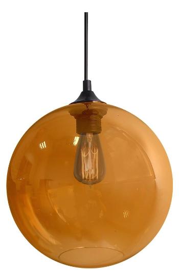 Závěsná lampa EDISON Z Candellux Oranžová