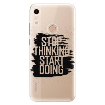 Odolné silikonové pouzdro iSaprio - Start Doing - black - Huawei Honor 8A