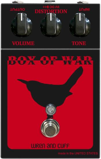 Wren and Cuff Box of War Reissue OG Black-Red Fuzz Kytarový efekt