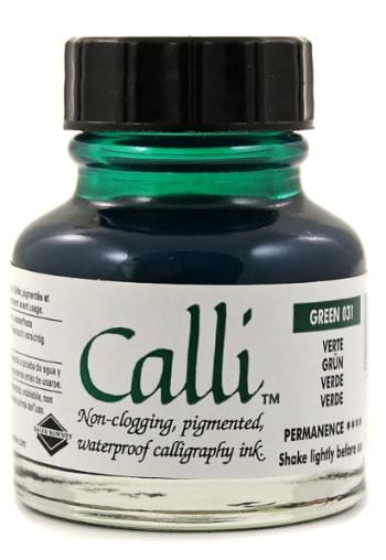 D&R - Farebný kaligrafický tuš D&R - green 29,5 ml