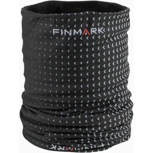 Finmark MULTIFUNCTIONAL SCARF WITH FLEECE Multifunkční šátek, černá, velikost UNI