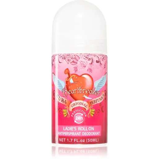 Cuba Heartbreaker deodorant roll-on pro ženy 50 ml