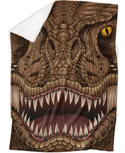 Deka T-rex face (Podšití beránkem: ANO)