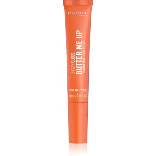 Rimmel Oh My Gloss! Butter Me Up hydratační balzám na rty odstín 005 Coral Breeze 15 ml