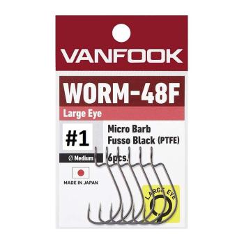 Vanfook Offsetové háčky Worm 48F Big Eye 8ks