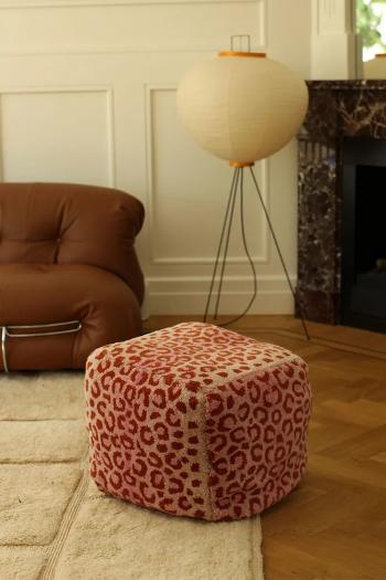 Sedací vak Doing Goods Pink Leopard Pouf S viac farieb