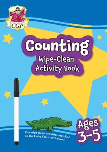 Counting Wipe-Clean Activity Book for Ages 3-5 (with pen) - CGP Books