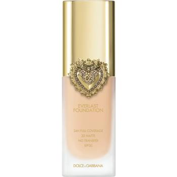 Dolce&Gabbana Flawless Everlast Foundation intenzivně krycí make-up s dlouhotrvajícím efektem SPF 20 odstín 06W LIGHT 27 ml