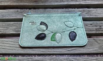 Let it shine - green - bőr tok