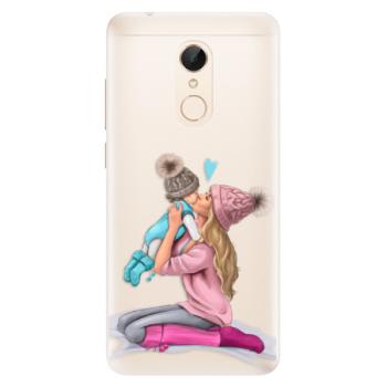 Silikonové pouzdro iSaprio - Kissing Mom - Blond and Boy - Xiaomi Redmi 5