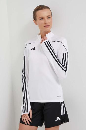 Tréninková mikina adidas Performance Tiro 23 bílá barva, s aplikací, HS3485