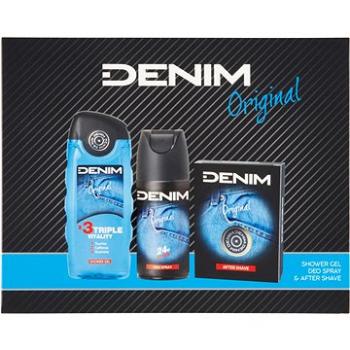 DENIM ORIGINAL Voda po holení  100 ml +  Sprchový gel 250 ml + Deo sprej 150 ml (8008970038056)