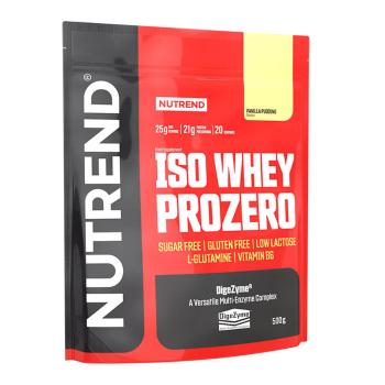 Práškový koncentrát Nutrend ISO WHEY Prozero 500 g  pudinková vanilka