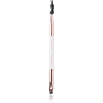 Brushworks Double Ended Brow Brush štětec pro úpravu obočí s kartáčkem 1 ks