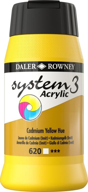 Daler Rowney System3 Akrylová barva Cadmium Yellow Hue 500 ml 1 ks