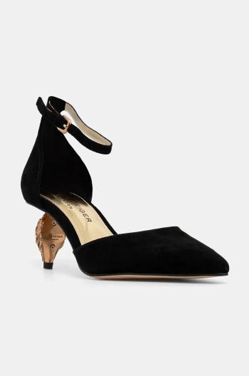 Lodičky Kurt Geiger London Eagle Heel Pump černá barva, 3431305209