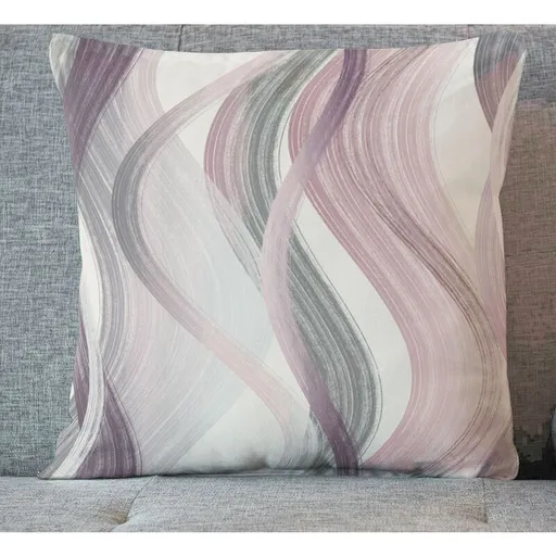 Návlek na polštář, OXY Vlny, vínový, 45 x 45 cm