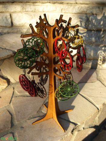 Fából készült ékszerfa ékszertartó fa 36 cm