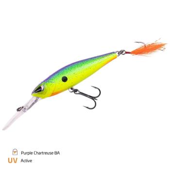 Zeck Wobler Hitch 75 DD - Purple Chartreuse