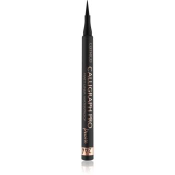 Catrice Calligraph Pro Precise 24h Matt voděodolné oční linky v peru odstín 010 Intense Black Waterproof 1,2 ml