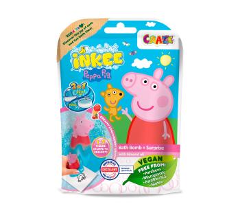 Craze INKEE Peppa Pig koupelová bomba s překvapením 100 g