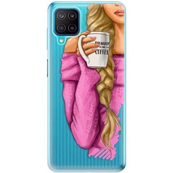 iSaprio My Coffe and Blond Girl pro Samsung Galaxy M12 (coffblon-TPU3-M12)