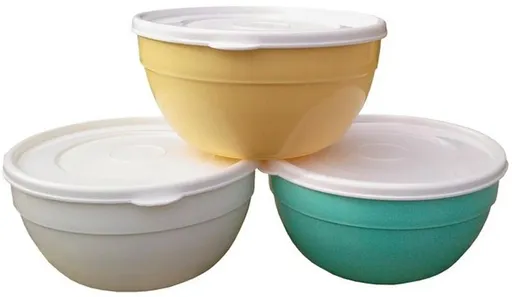 Plastová miska polévková s víčkem 0,5l