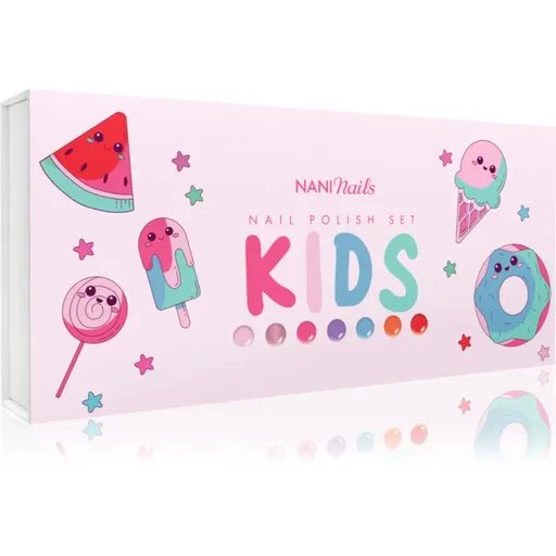 NaniNails NANI Kids Nail Polish Set sada laků na nehty pro děti