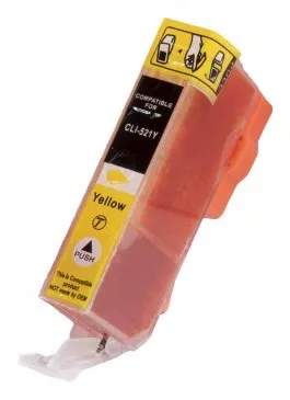 CANON CLI-521 Y - kompatibilní cartridge, žlutá, 11ml