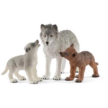 Schleich Vlčice a mládě vlka 42472 (4059433571218)