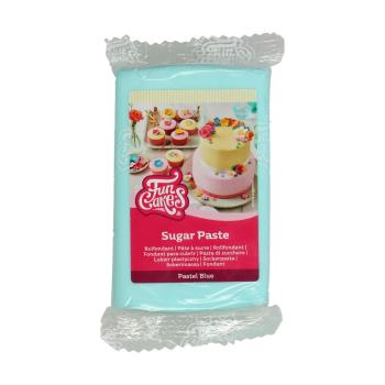 Cakesupplies Pastelově modrý rolovaný fondant Pastel Blue - barevný fondán 250 g