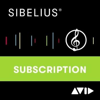 AVID Sibelius Artist Annual New Subscription