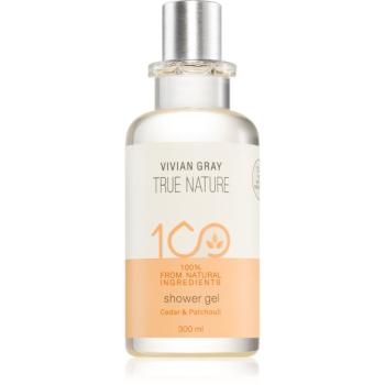 Vivian Gray True Nature Cedar & Patchouli osvěžující sprchový gel 300 ml