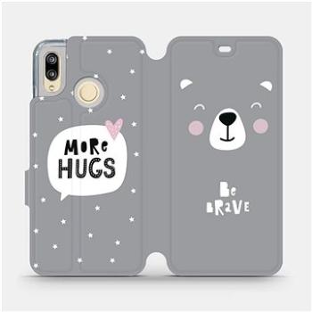 Flipové pouzdro na mobil Huawei P20 Lite - MH06P Be brave - more hugs (5903226741410)